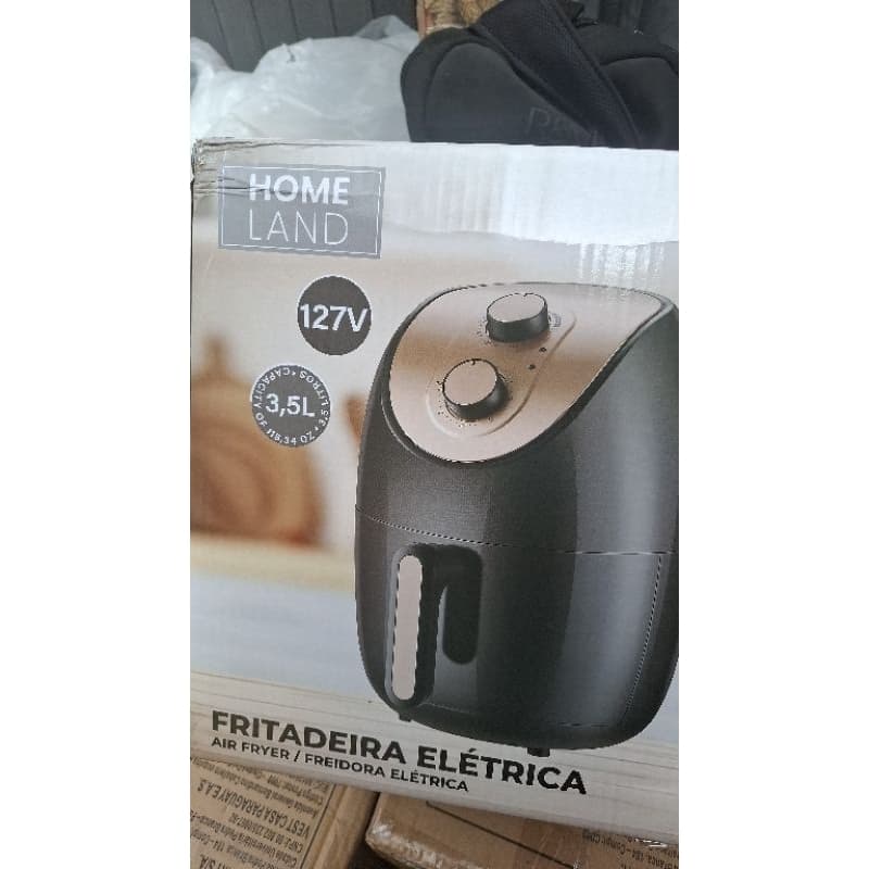 Fritadeira Elétrica Air Fryer Sem Òleo 3,5 Litros 1200W homeland Nova