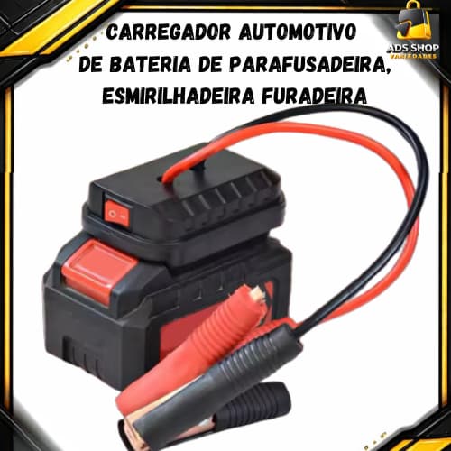 Carregador Automotivo Para Bateria de Lítio  Parafusadeira Esmerilhadeira makita Marteletes