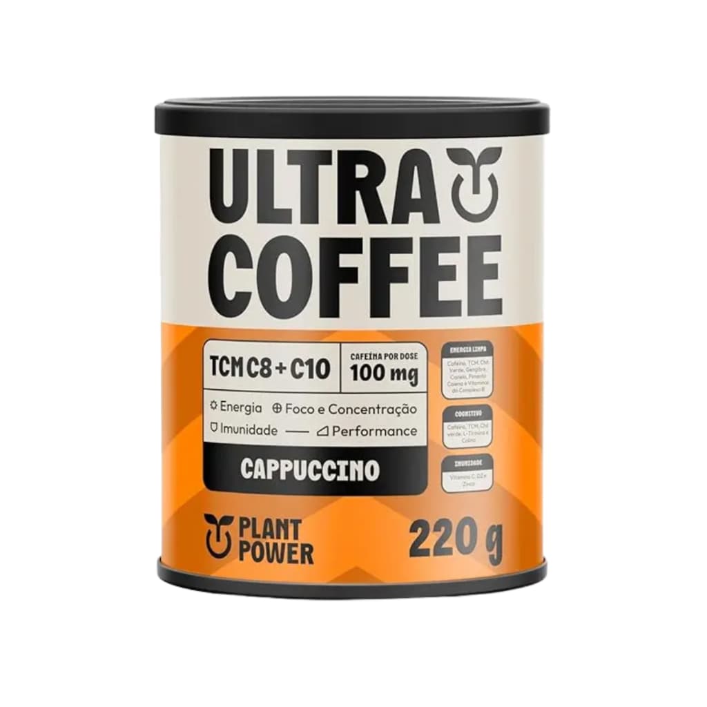 Ultra Coffee Cappuccino Pré-Treino Termogênico 220g