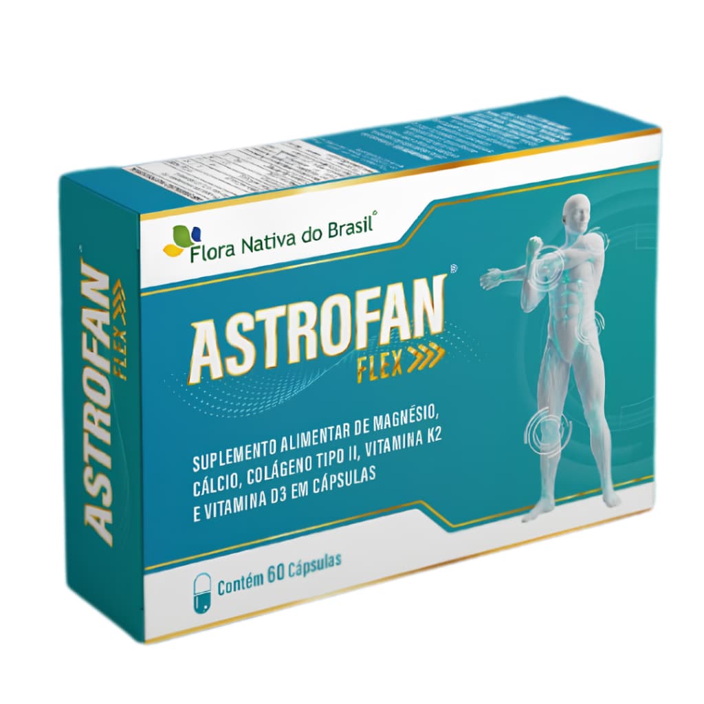 Astrofan ( Colágeno Tipo 2 + Cálcio + Magnésio + Vitamina D3 + Vitamina K2) 60 Caps