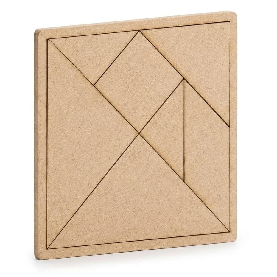 Kit Brinquedo Educativo Tangram Em MDF Brinquedo Pedagógico Infantil