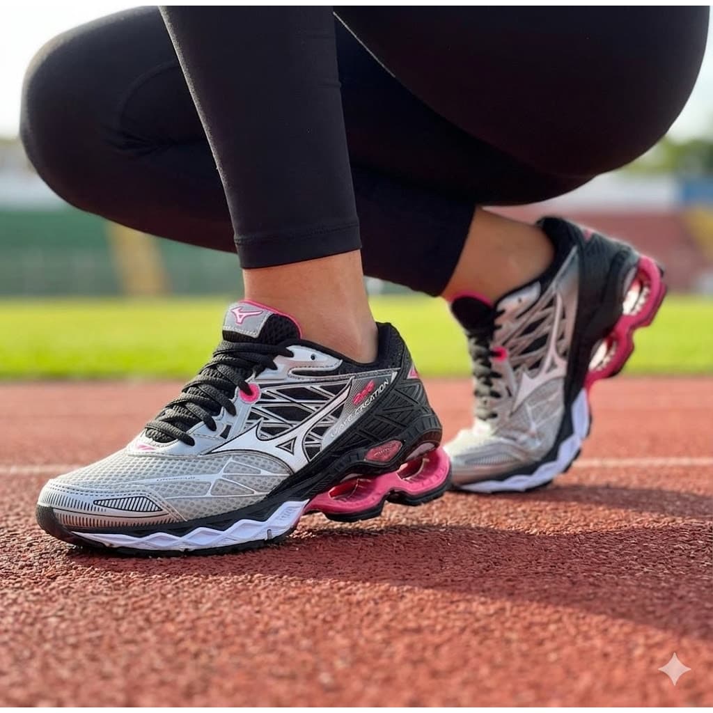 Tênis Feminino Casual Esportivo Conforto e Leveza com Amortecimento treino corrida caminhada 33 a 42
