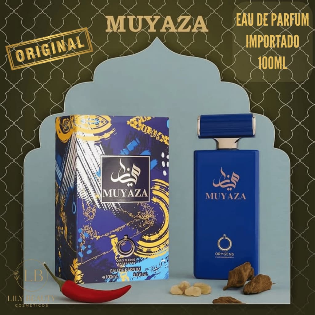 Perfume Árabe Masculino Muyaza Importado Oriental/Amadeirado Eau de Parfum 100ML Orygens