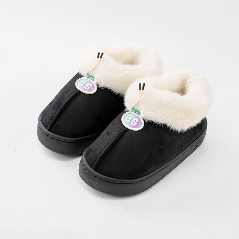 Pantufa Infantil Chinelo De Casa Menino Menina Camurça Calçado Fechado Pelúcia Confortável Inverno FTX1057