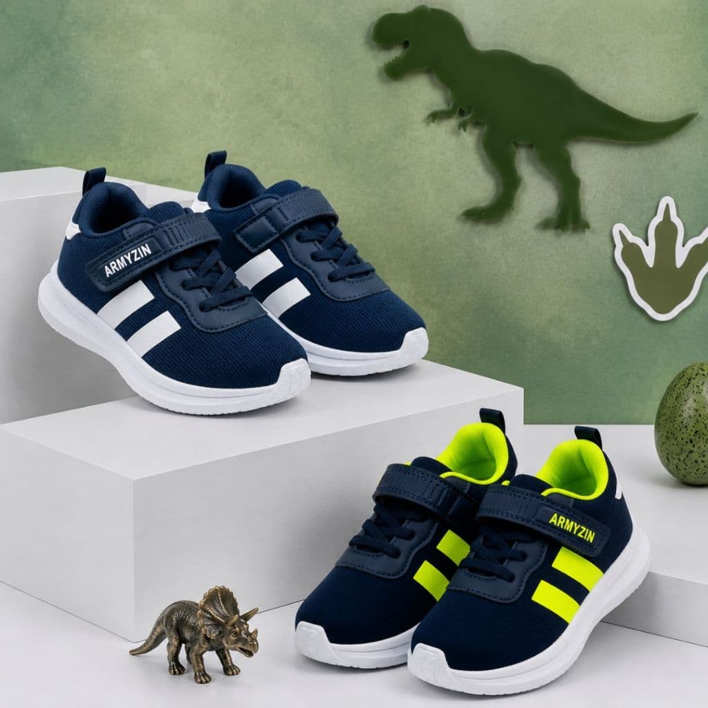 Kit Tênis Infantil 2 Pares Menino Menina Caminhada Escola Super Confortável