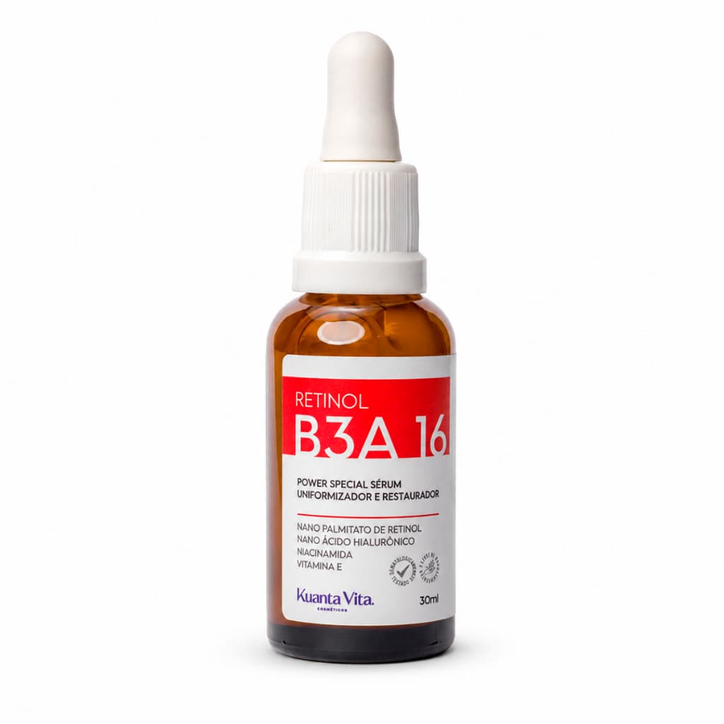 Sérum Facial Anti-Idade Kuanta Vita Retinol Nano AH Niacinamida 30ml