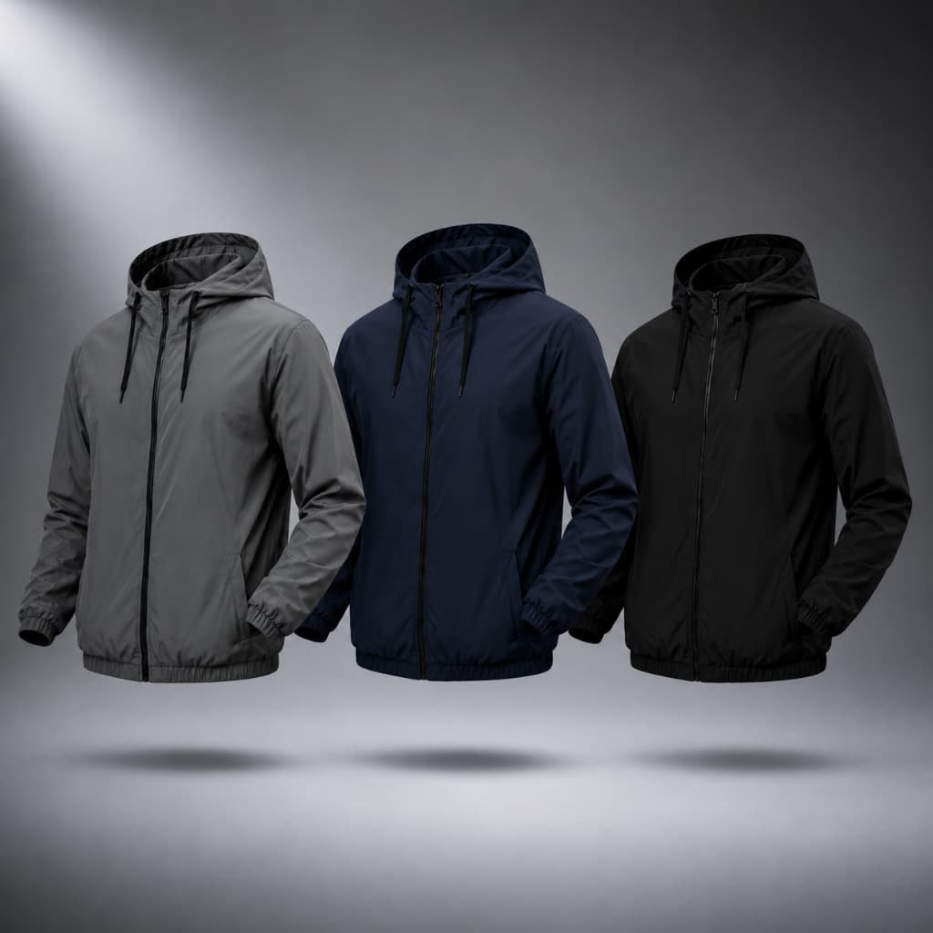 Jaqueta Corta Vento Masculina Premium com Bolso e Capuz Moto Corrida Várias Cores