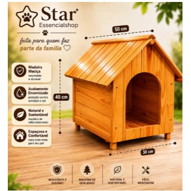 Casinha Pet Cães Pequenos N1