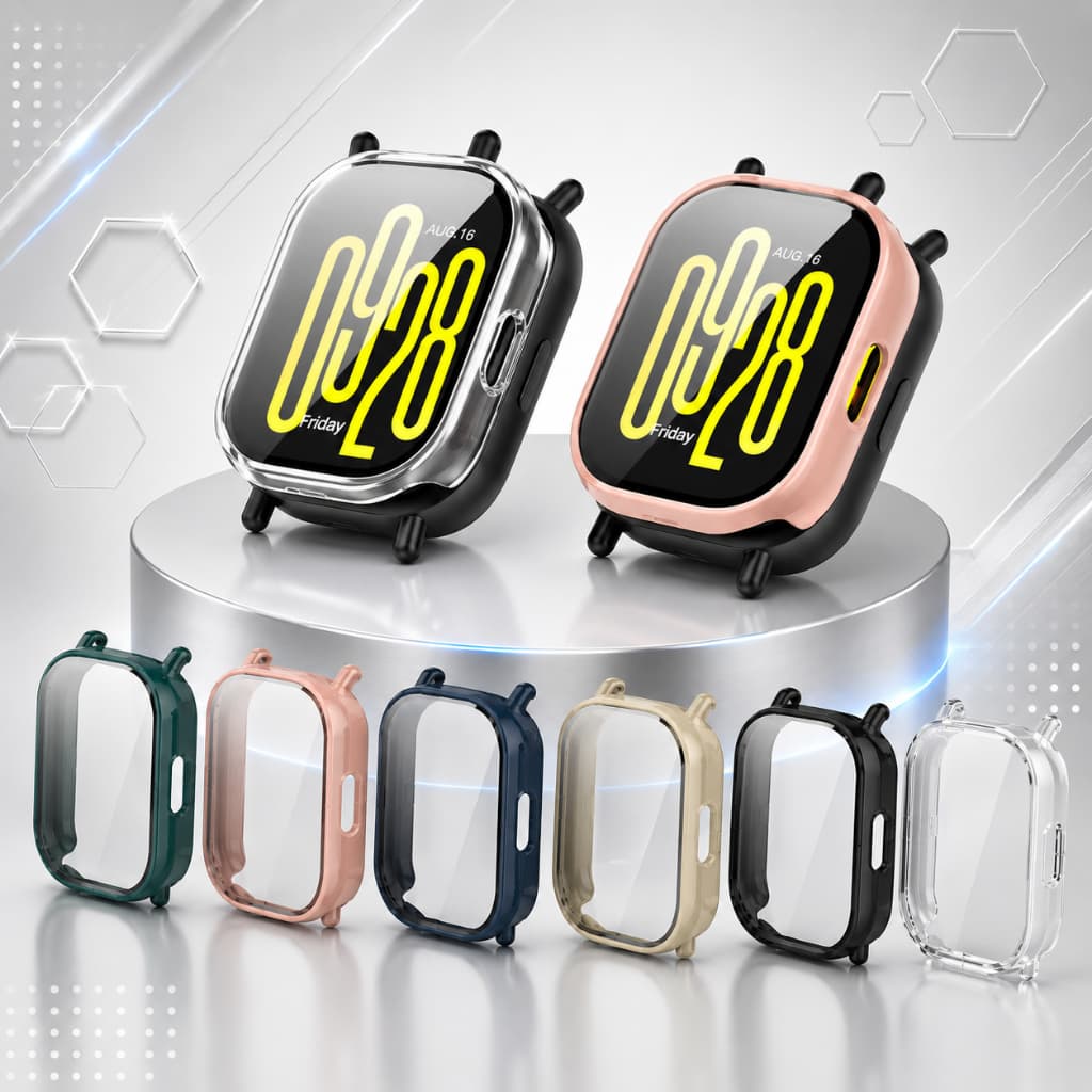 Case com Película para Redmi Watch 5 Active Lite Capa Bumper