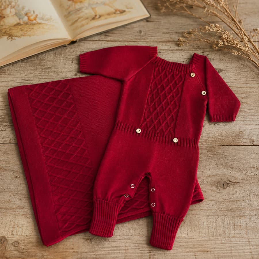 Roupa Bebê RN Saída Maternidade Premium Tricot Infantil Enxoval Presente Chá Bebê Unissex