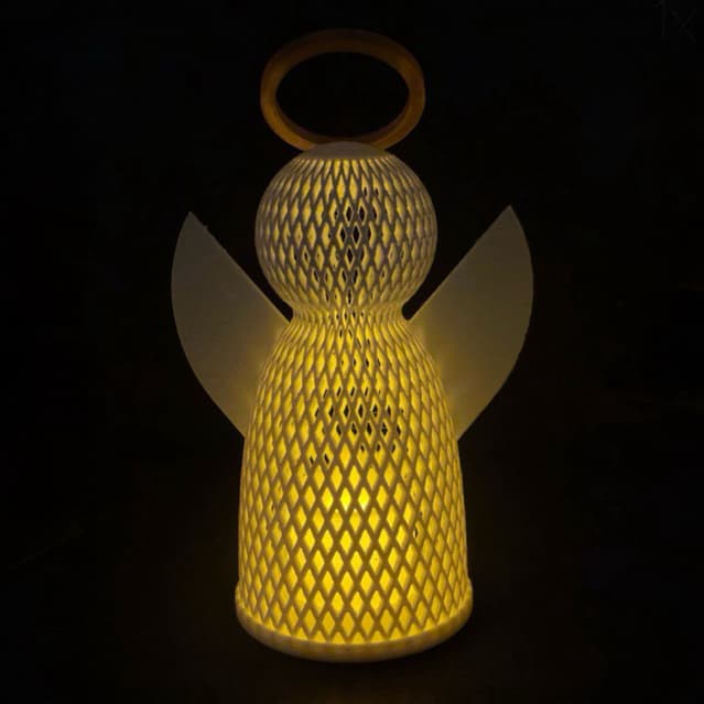 Luminaria Anjo – Luminária Decorativa para Vela LED | Decoração | Anjo | Religioso | Casa | Lar