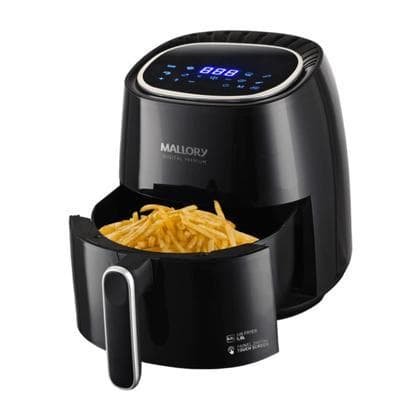 Fritadeira Elétrica Air Fryer Mallory Digital 5,5L 1500W Sem Óleo 220V