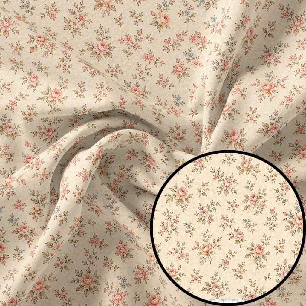 Tecido Patchwork Digital Floral Miúdo DGAA916655