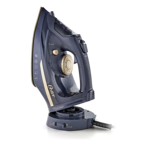 Ferro De Passar Oster A Vapor Sem Fio Azul-Marinho 220v