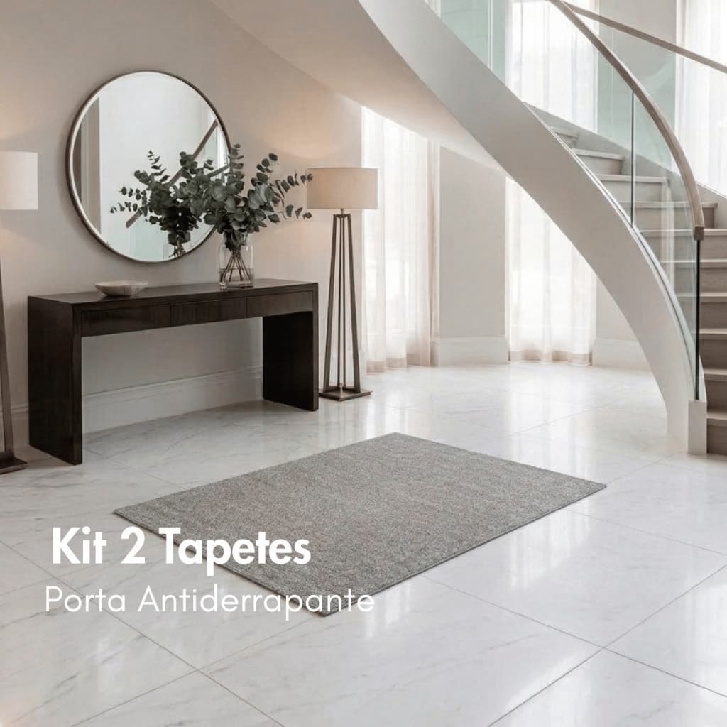Kit 2 Tapetes Porta Sala Cozinha Banheiro 45x65 Antiderrapante