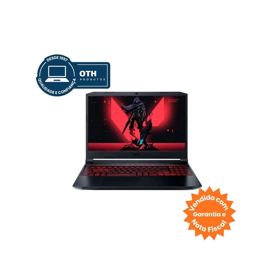 Notebook Acer Nitro 5 | Tela 15.6" Full HD | Ryzen 5 16GB | SSD 512GB - RTX 3060 + 6GB