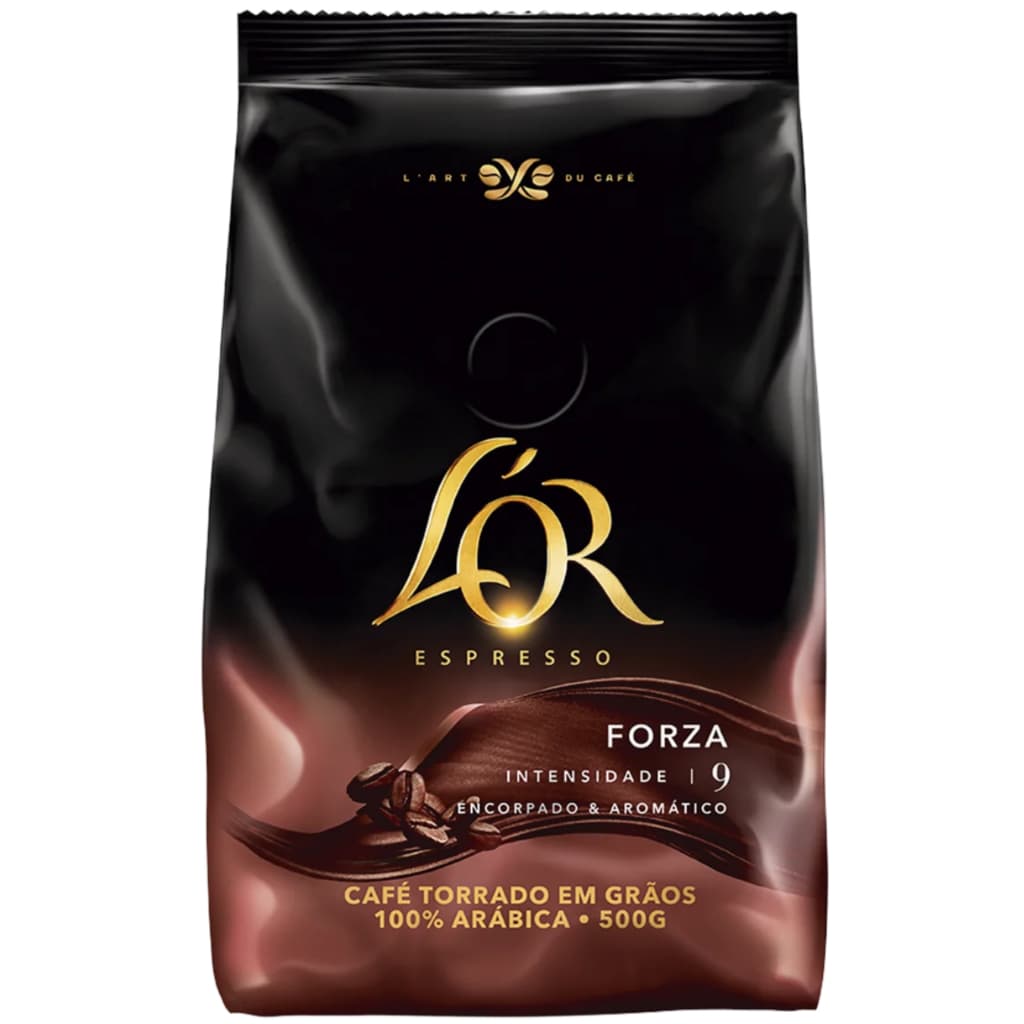 CAFÉ GOURMET LOR ESPRESSO FORZA 500G (TORRADO EM GRÃOS)