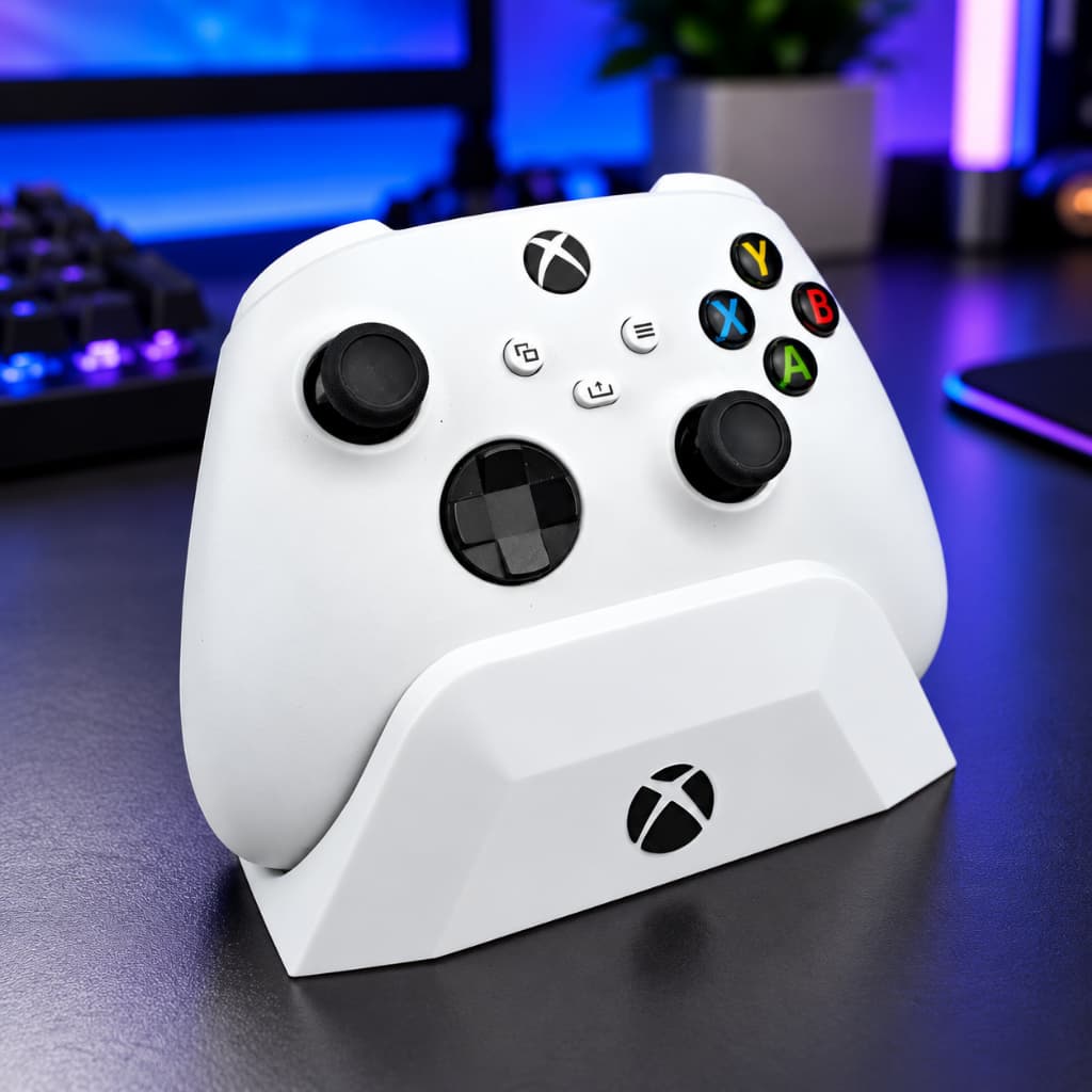 Suporte de Controle Xbox 3D Modelo Para Videogames 14cm Largura e 7cm Altura