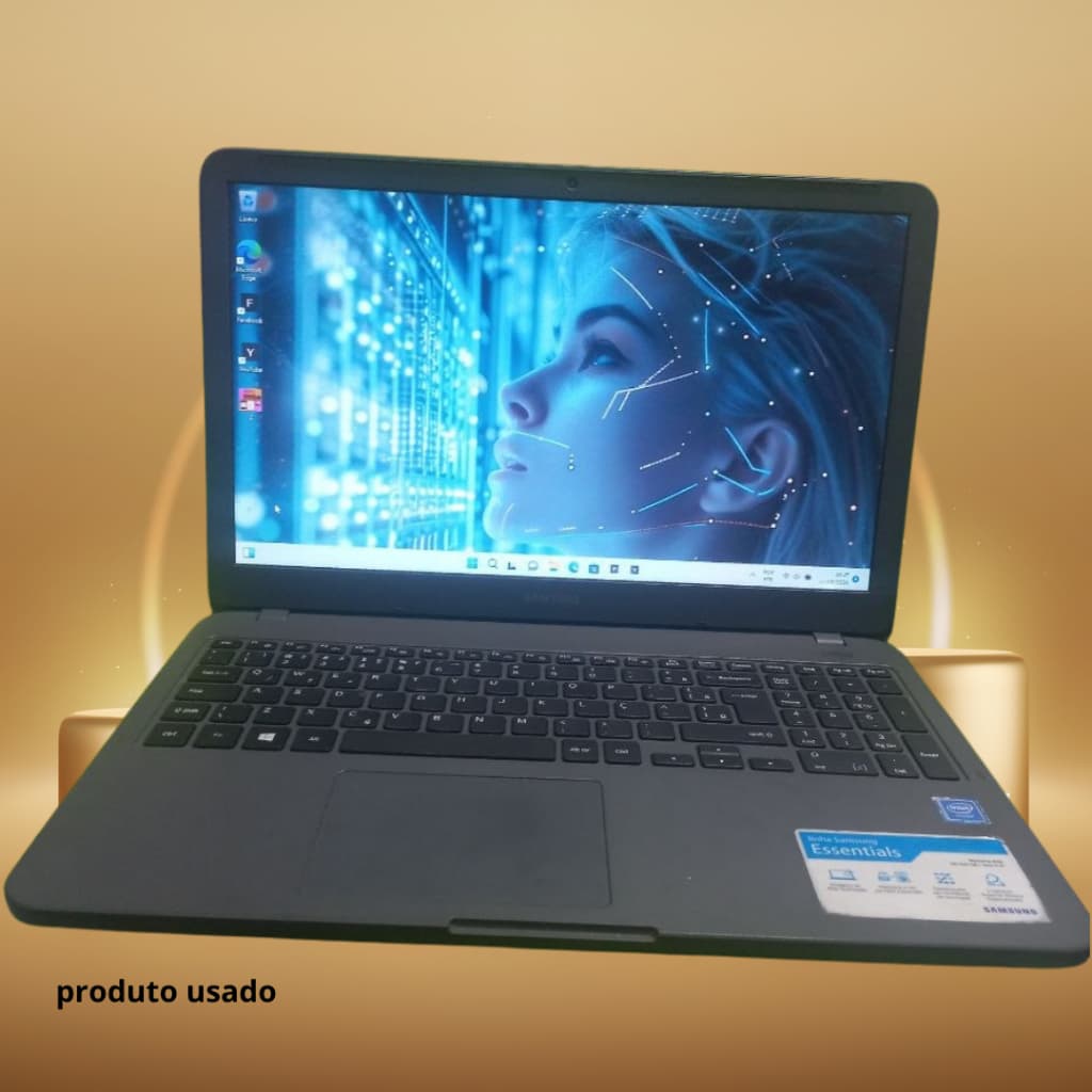 Notebook Samsung usado em perfeito estado de conservação