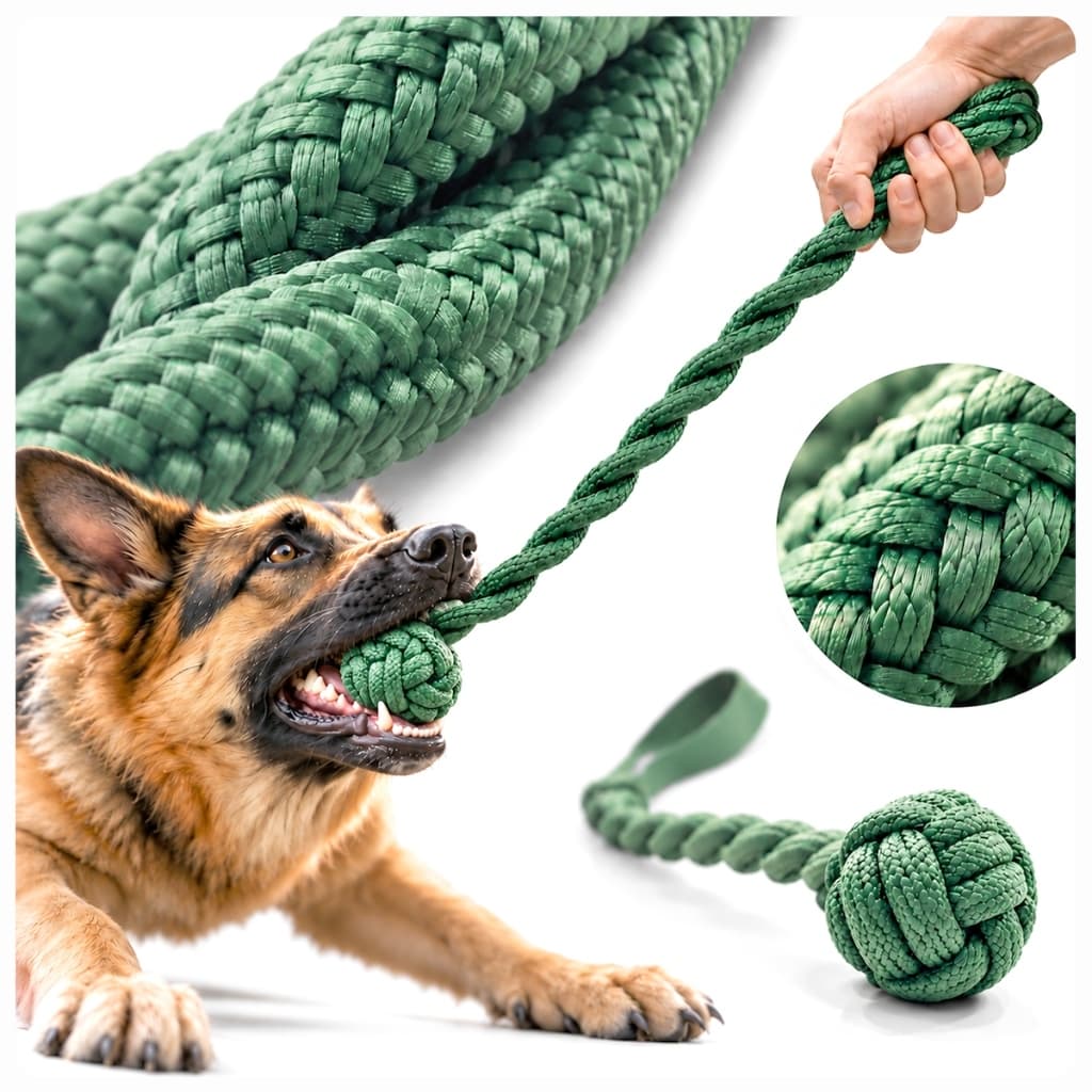 CABO DE GUERRA MORDEDOR CORDA RESISTENTE ANTI STRESS BRINQUEDO CACHORRO FORTE MACIÇO INTERATIVO PET TREINO PUXAR