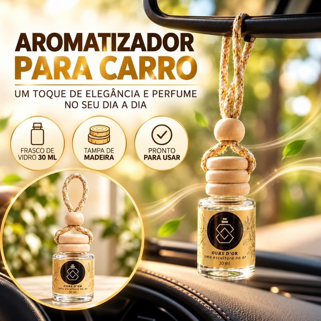 Kit Cheirinho Para Carro Aromatizador Automotivo Fragrância Concentrada Carro Perfumado o Dia Todo Promoção