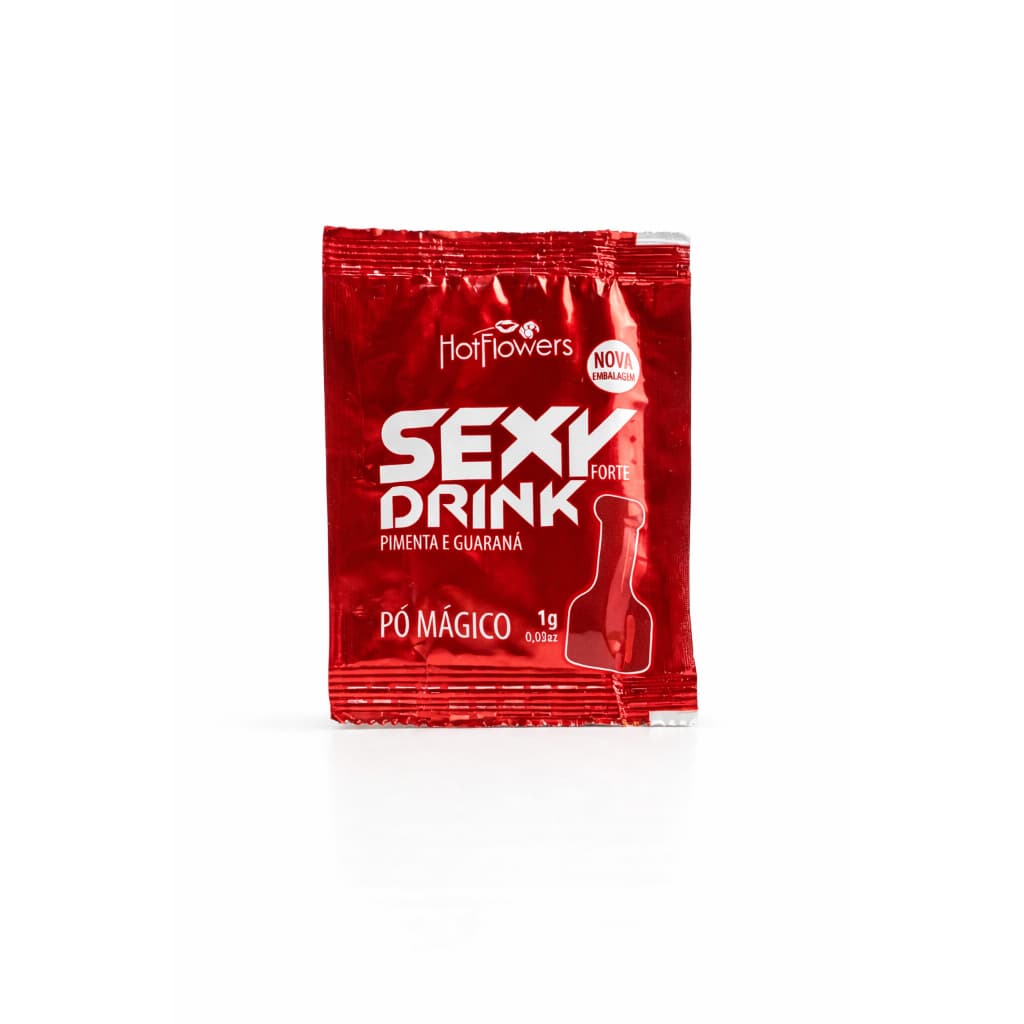 Drink Funcional Energético em pó - Forte Original HotFlowers 1g | Pimenta e Guaraná