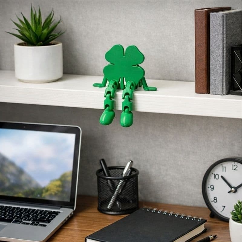 Trevo Articulado Boneco Decorativo Articulado –Enfeite Criativo