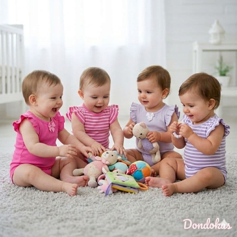 Kit com 2 ou 4  body Bebe Menina com Bodies Babadinho Roupa de Bebê Veste até 9 meses Kit 2 ou 4 Bori Bebe