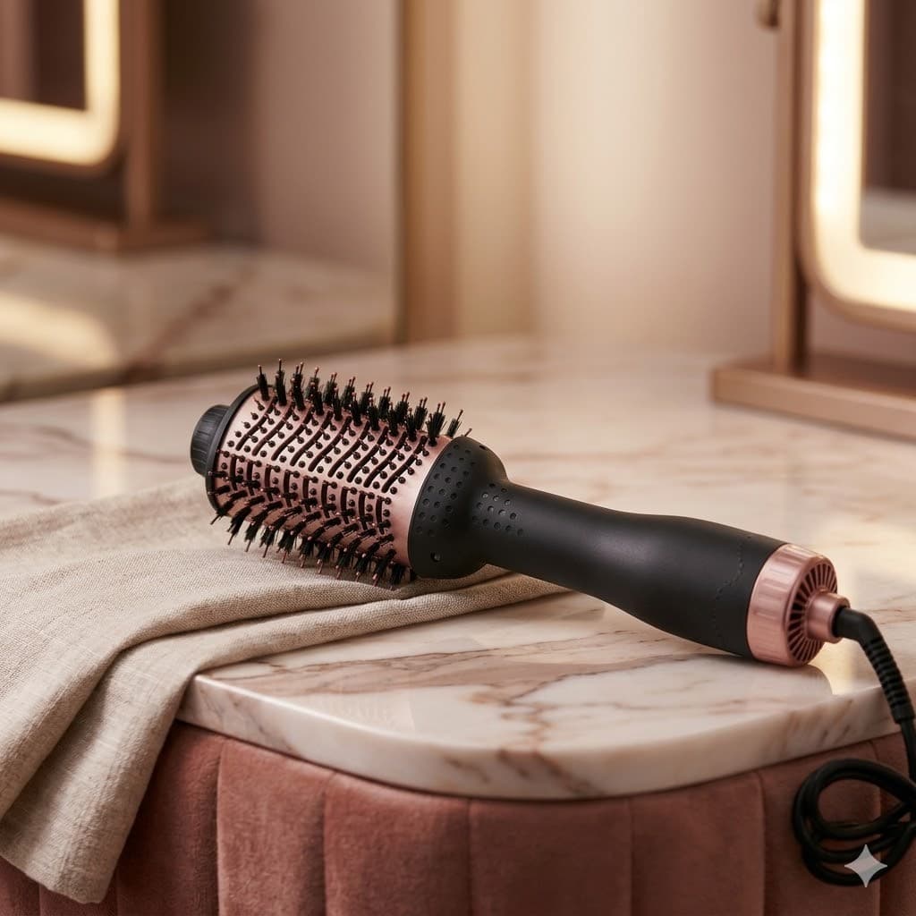 Escova Secadora de Cabelo Profissional Bivolt 1300W Pratica e Modela o Cabelo