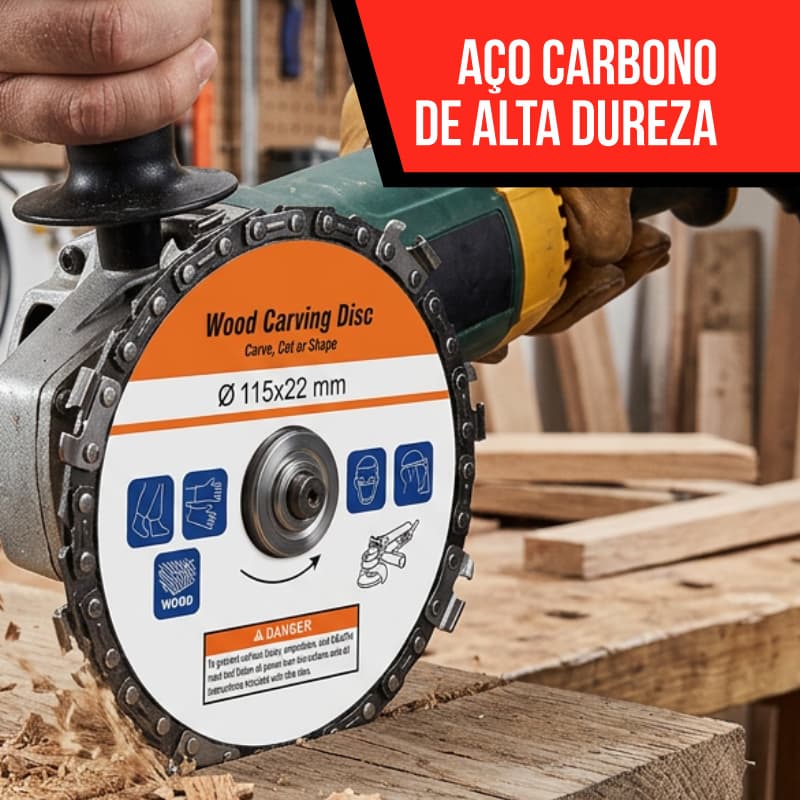 Disco Cortar Madeira plástico Borracha dura uso em Esmerilhadeira Corrente Motosserra 22d