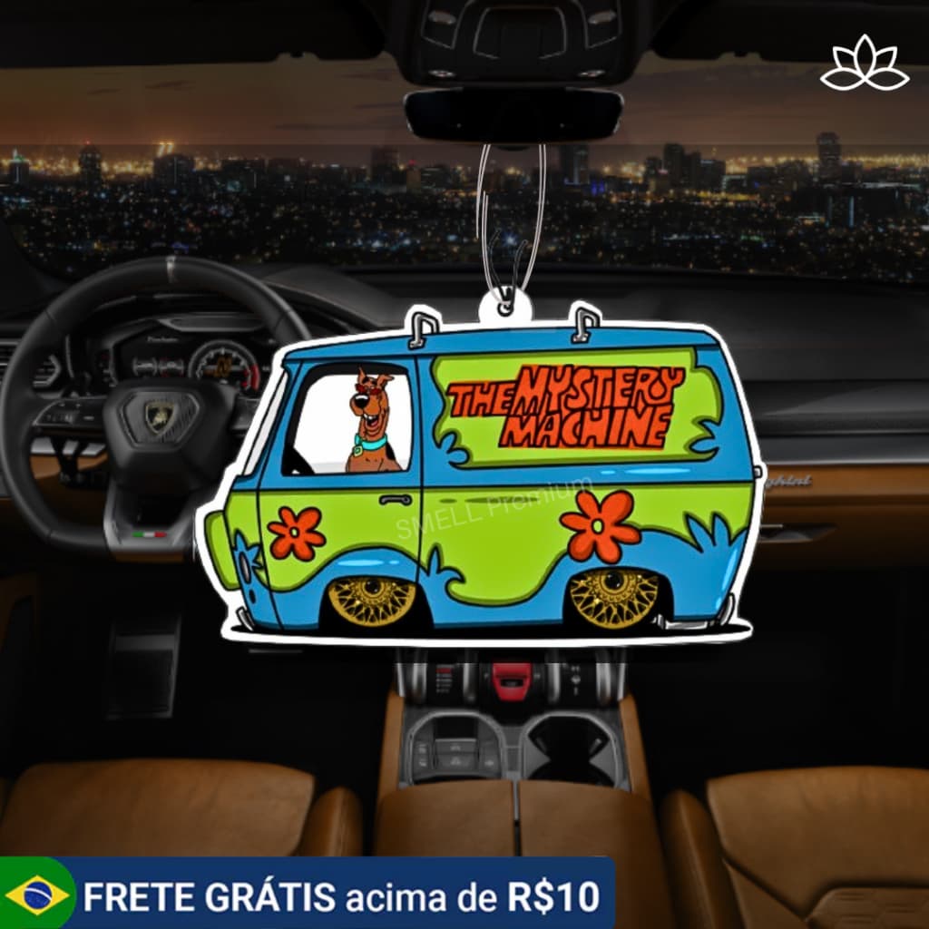 Kit 6/3 Unidades Cheirinho para Carro Aromatizante Van do Scooby Doo Essência para Ambiete - SMELL Premium