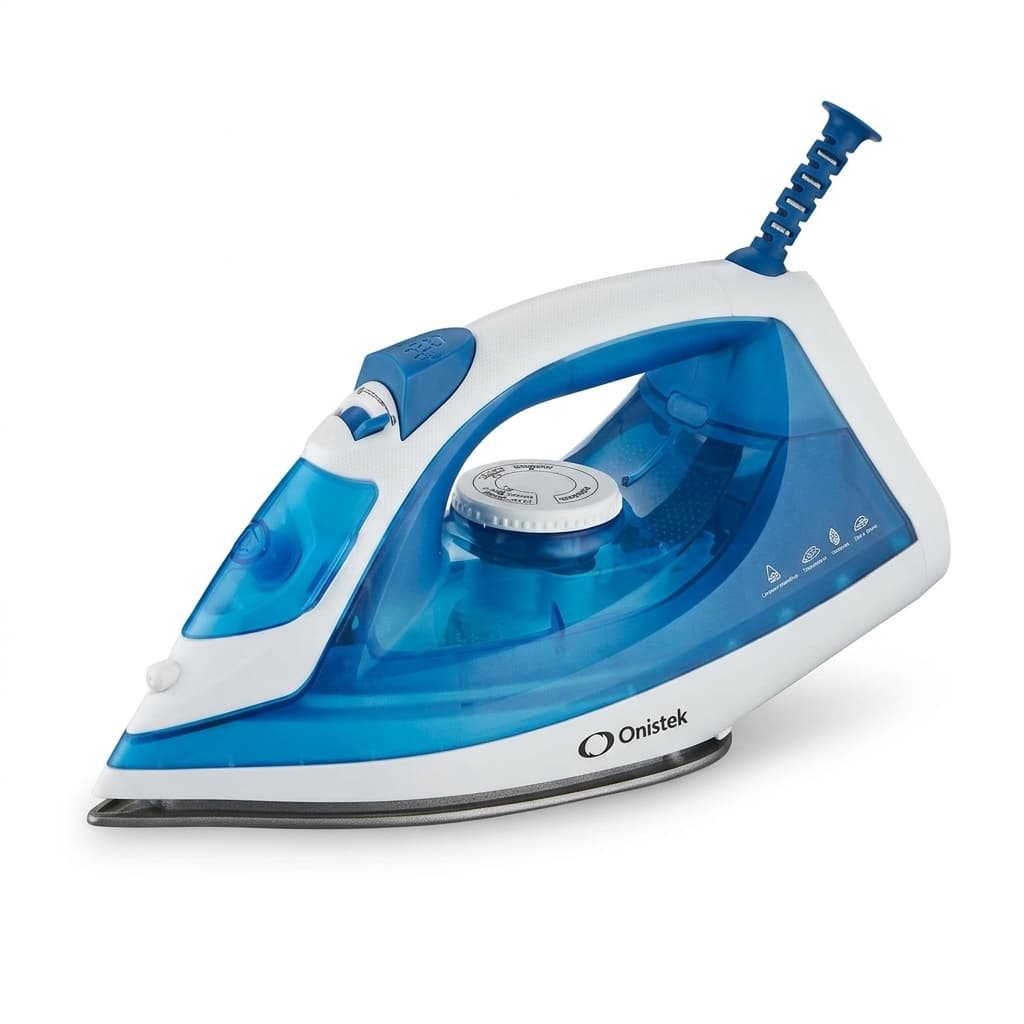 Ferro de Passar a Vapor Onistek 2000W Potente 220V - Base Antiaderente e Limpeza Automática ON-PR906