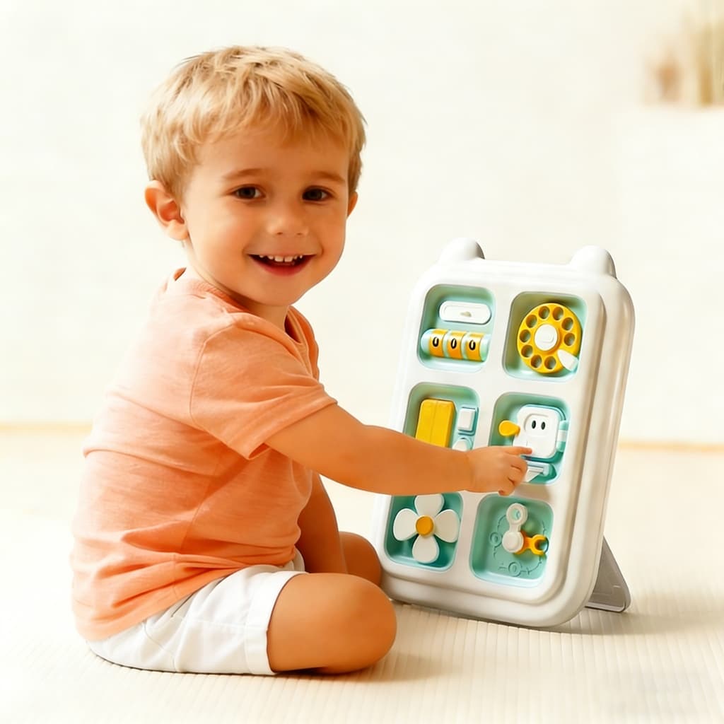 6 em 1 Brinquedos De Menino Baby Busy Board Cubo Montessori Brinquedos Sensórios Educativo Aprendizagem Fidget 2026