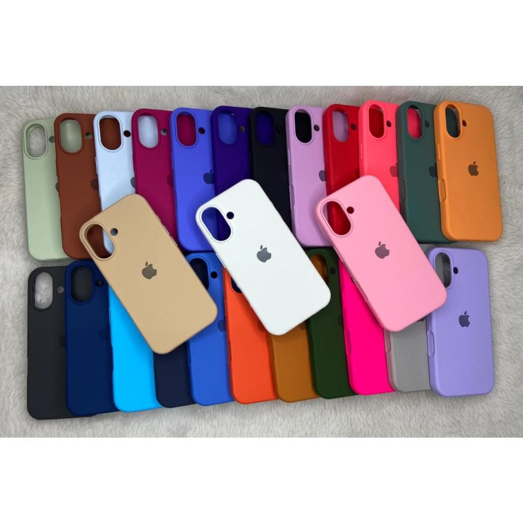 CAPA CAPINHA CASE PARA IPHONE 17  A SILICONE INTERIOR AVELUDADA COM CÂMERA ABERTA