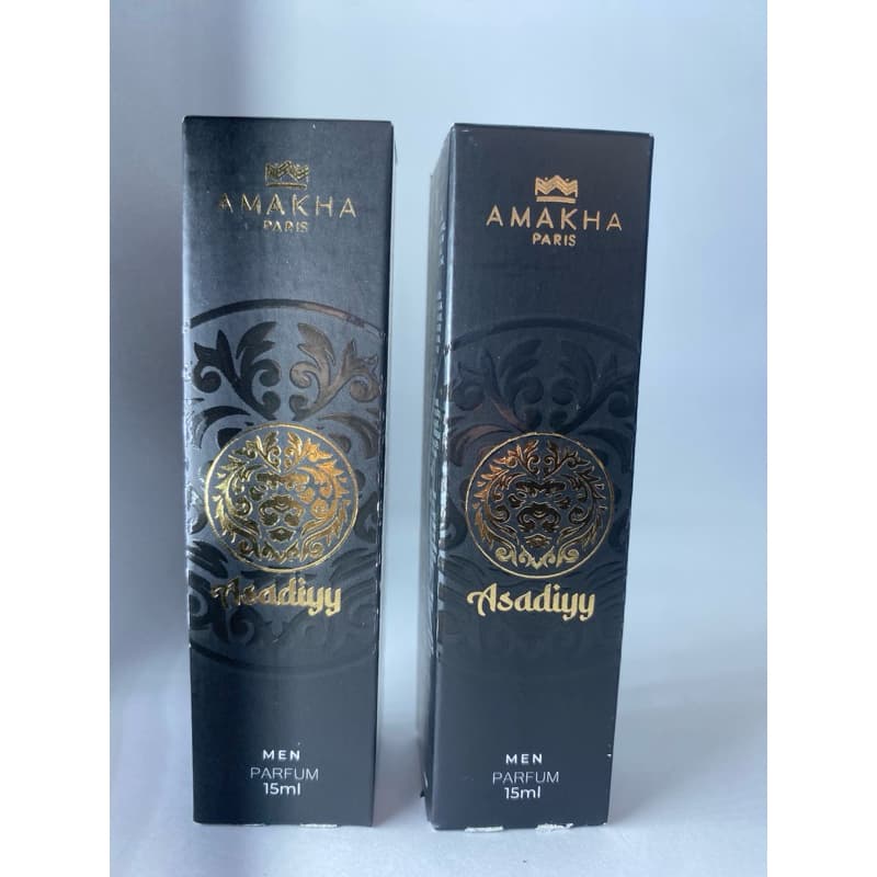 Kit 2 Perfumes Masculinos Asady Amakha Paris 15ml | Alta Fixação | Inspirado em Importados