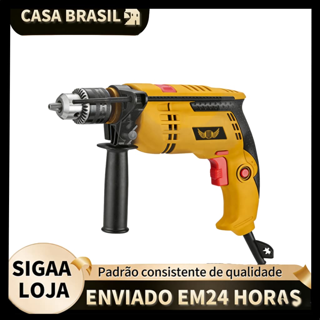 Furadeira de Parafusadeira Profissional 110V/220V 13mm 680w Alta Potência