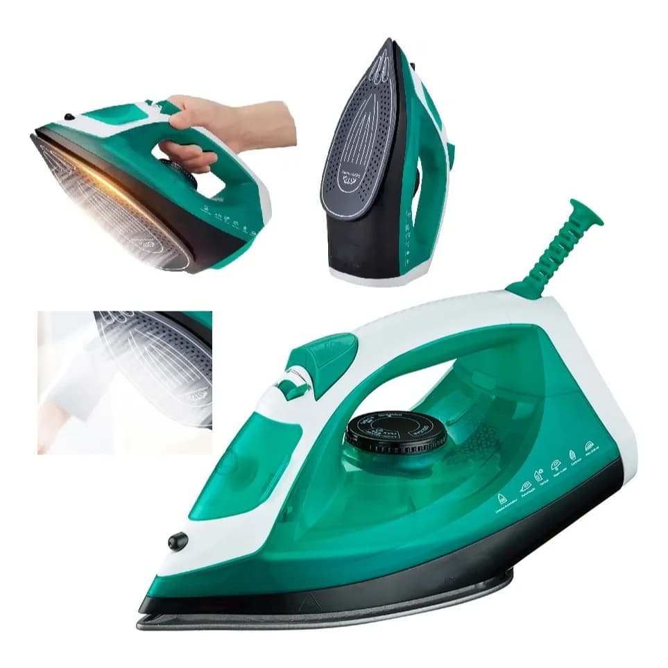Ferro De Passar A Vapor 2000W Base Cerâmica Antiaderente 240ml Vapor Contínuo