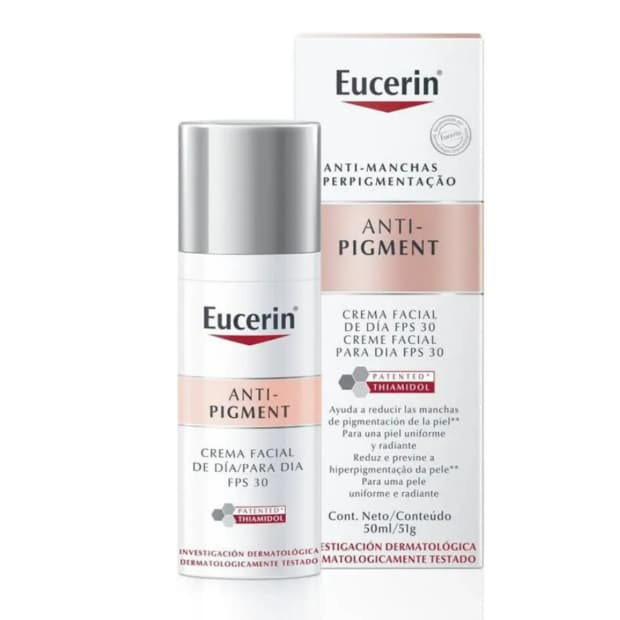 Creme Facial Antimanchas Dia FPS 30 50ml, Anti-Pigment, Clareador, Thiamidol, Diurno