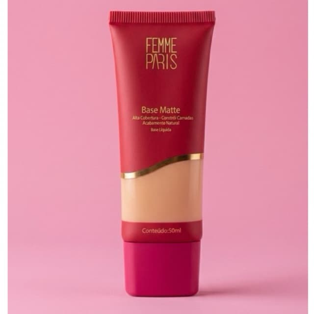 Base Femme Paris - Base Matte Alta Cobertura Liquida