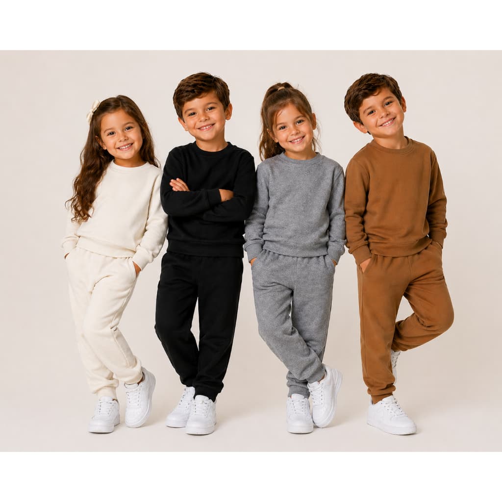 Conjunto Moletom infantil menino e menina 02 ao 10 quentinho e confortavel 100% algodão