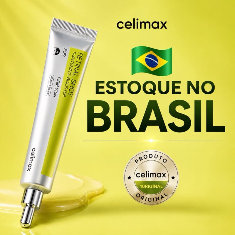 Celimax Retinal Shot Tightening Booster 15ml | Sérum Facial Coreano Retinal | Anti-idade, Firmeza, Rugas | Original