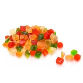 Frutas Cristalizadas a Granel Premium Fruta Desidratada Snack Saudável