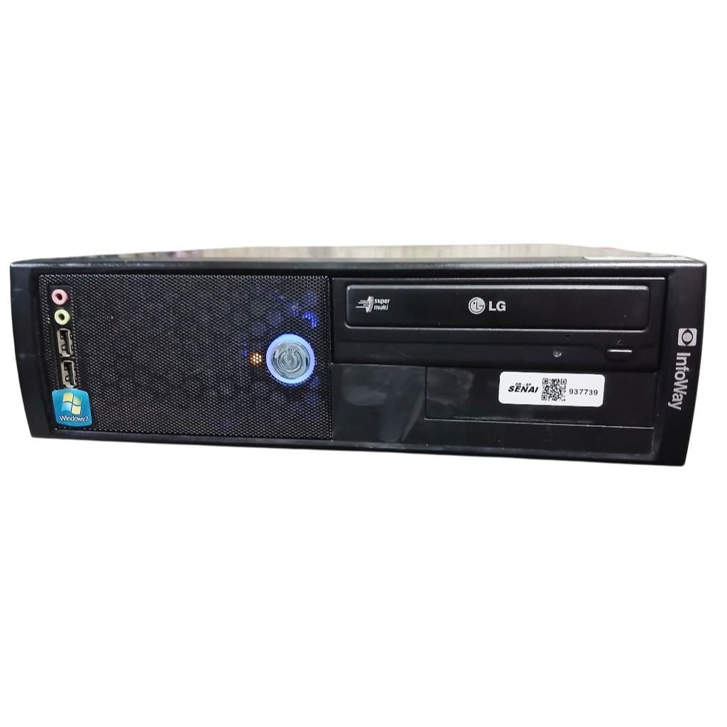 COMPUTADOR DESKTOP ITAUTEC INFOWAY SM3322 AMD ATHLOM II X2 240 2.8GHZ 4GB RAM NS 4000062600024