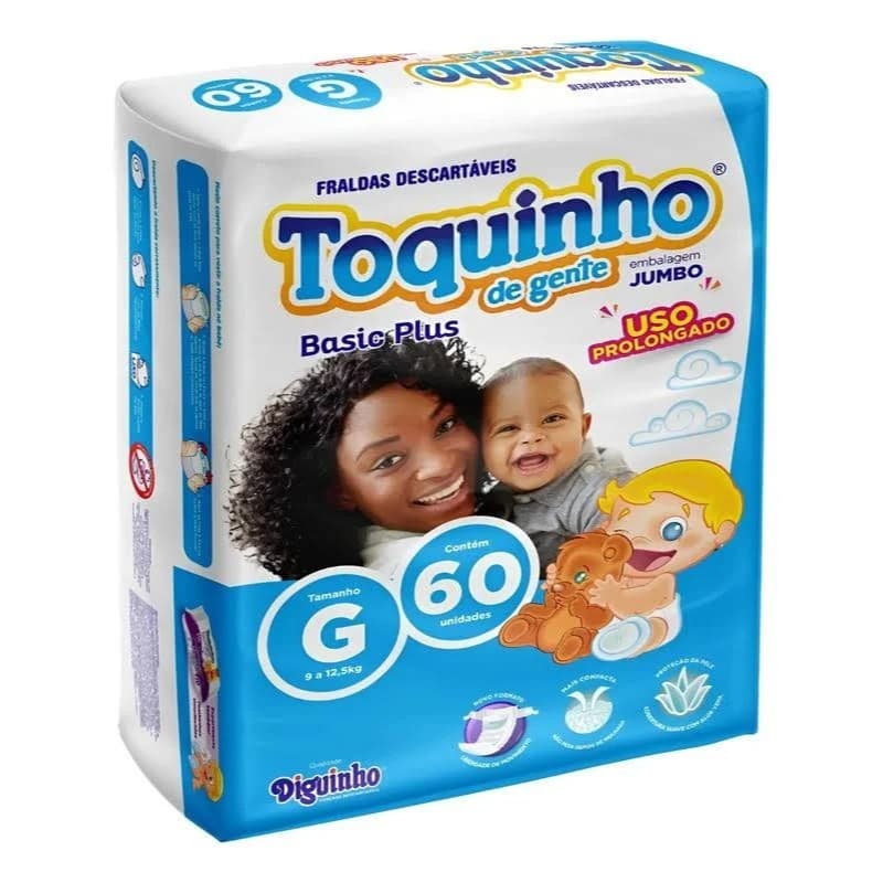 Fraldas Descartáveis de Bebê Promoção M G SXG Touqinho
