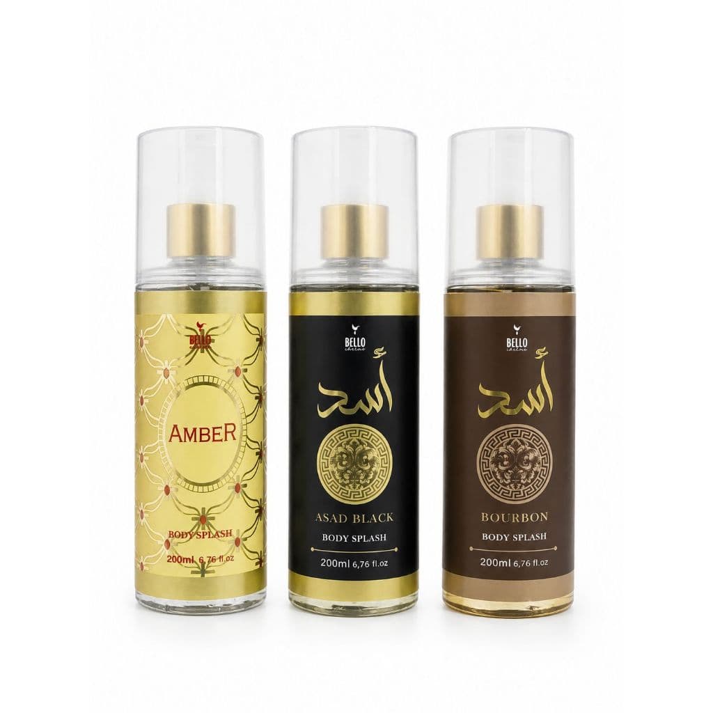 Body Splash Árabe 200ml Inspirado em Perfume Importado Marcante Longa Duração