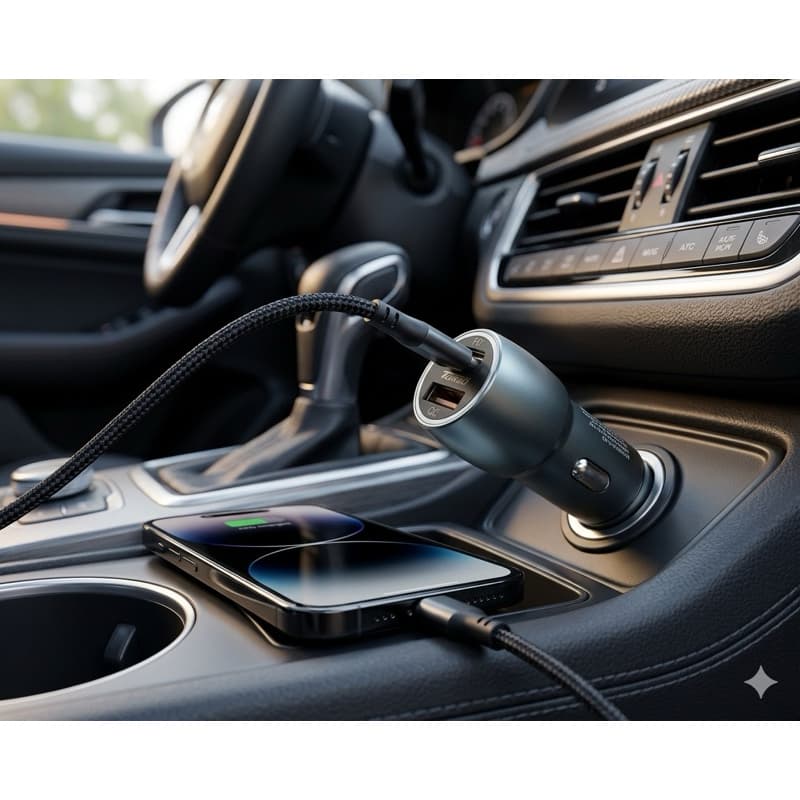 Fonte Carregador Veicular Agold Turbo PD QC 60w 4.0 USB USB-C