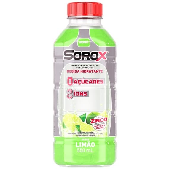 Bebida Hidrotônica Sorox Limão 550ml