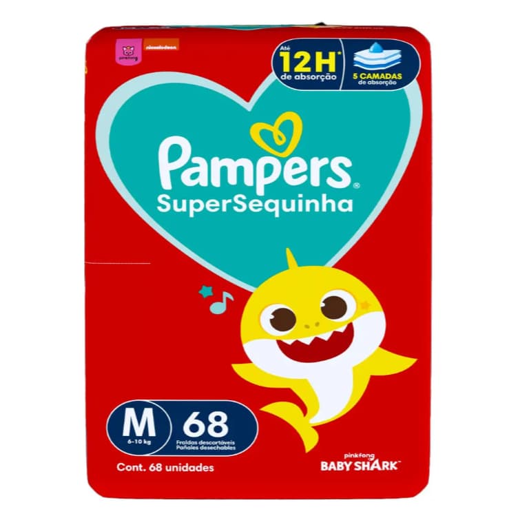 Fralda Descartável Supersequinha Tamanhos Pampers