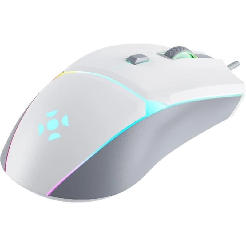 Mouse Gamer Fortrek Crusader RGB 12800 DPI Original Ergonômico Huano Com Fio USB Para PC Notebook