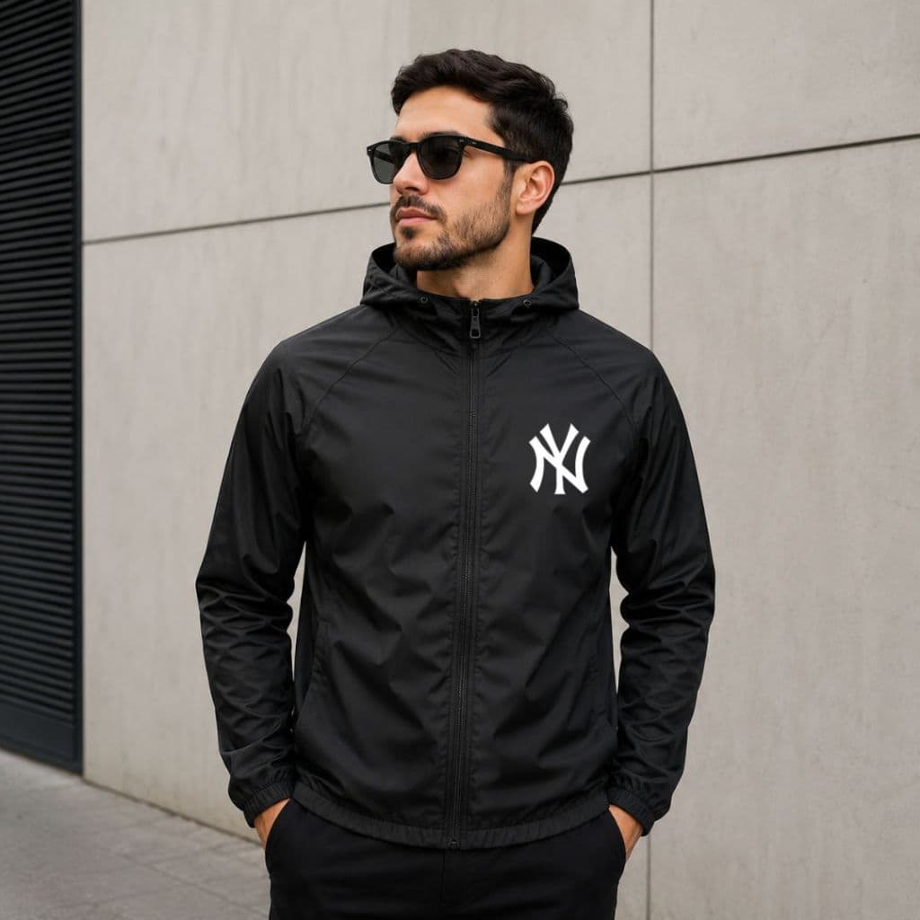 Jaqueta Masculina Corta Vento Impermeável New York Ny
